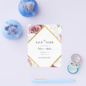 De Geometrische Lijst van de begroting roze Floral Flyer (Enkel)