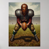 De gepantserde quarterback poster (Voorkant)