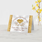 De gepersonaliseerde 50ste Kaarten van het (Gele Bloem)