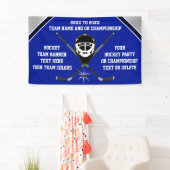 De gepersonaliseerde Banner van het Hockey in UW (Insitu)