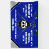 De gepersonaliseerde Banner van het Hockey in UW (Verticaal)