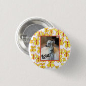 De gepersonaliseerde Button van de Foto van het Pe (Voorkant /achterkant)