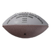 De gepersonaliseerde Coach van het Football geeft (Gedraaid 270)