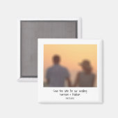 De gepersonaliseerde Directe foto van de Retro spa Magneet (Voorkant / Achterkant)