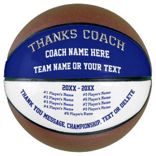 De gepersonaliseerde Giften van de Appreciatie van Basketbal