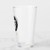 De gepersonaliseerde Glaspas van de Logo en van de Glas (Links)