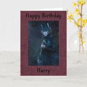 De gepersonaliseerde Gotische Kaart van de (Gele Bloem)