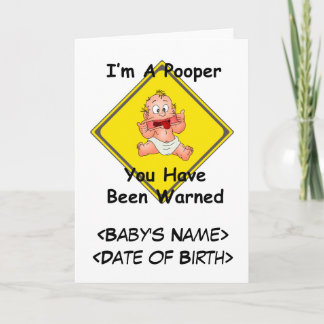 De gepersonaliseerde Grappige Nieuwe Gift van het Aankondiging