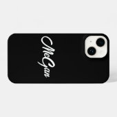 De gepersonaliseerde Hoesjes van het Monogram van  iPhone Hoesje (Achterkant horizontaal)