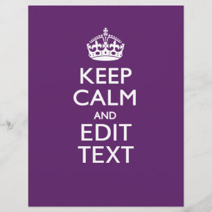 De gepersonaliseerde Jouw tekst van het KEEP CALM