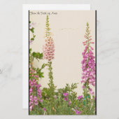 De Gepersonaliseerde Kantoorbehoeften van de Briefpapier (Voorkant / Achterkant)