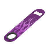 De gepersonaliseerde KEEP CALM en geeft de Paarse  Speed Flessenopener (Achterkant Gekanteld)