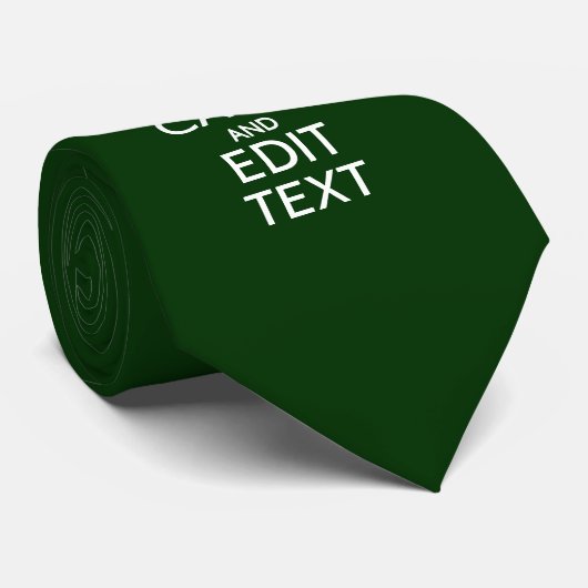 De gepersonaliseerde KEEP CALM en geeft Groene Tek Stropdas (Opgerold)