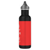 De gepersonaliseerde KEEP CALM en hebben jouw teks Waterfles (Rechts)