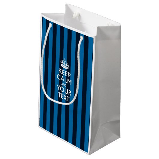 De gepersonaliseerde KEEP CALM en Uw Creatieve Tek Klein Cadeauzakje (Achterkant Gekanteld)