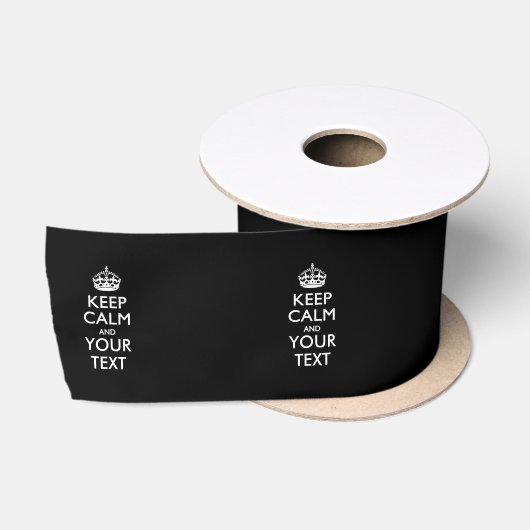 De gepersonaliseerde KEEP CALM en Uw Creatieve Tek Lint (Spoel)