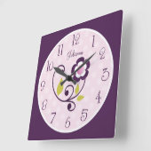 De gepersonaliseerde Klok van het (Hoek)