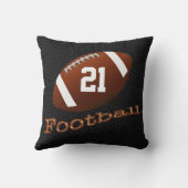 De gepersonaliseerde Kussens van het Football met  (Achterkant)