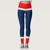 De gepersonaliseerde Leggings van de Kleuren van h (Voorkant)