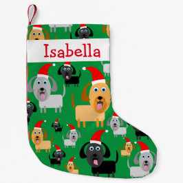 De gepersonaliseerde Leuke Honden van de Pret in Kleine Kerstsok