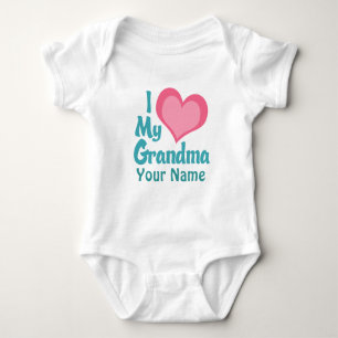 De gepersonaliseerde Liefde van I Mijn Oma Romper