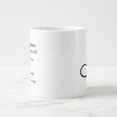 De gepersonaliseerde Lijst van de Emmer van de Val Extra Grote Beker (Voorkant)