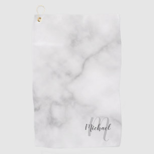 De gepersonaliseerde Monogram van het Manuscript e Golfhanddoek