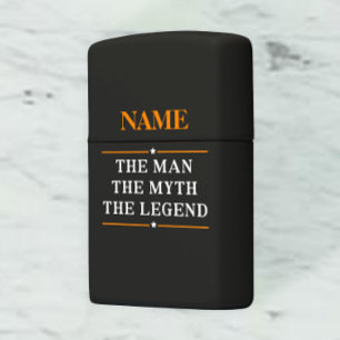 De gepersonaliseerde naam van het Man de mythe de