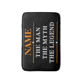 De gepersonaliseerde naam van het Man de mythe de Badmat (Voorkant Verticaal)