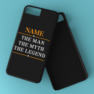 De gepersonaliseerde naam van het Man de mythe de iPhone 8 Plus / 7 Plus Hoesje