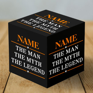De gepersonaliseerde naam van het Man de mythe de  Kubus