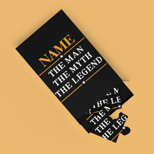 De gepersonaliseerde naam van het Man de mythe de Legpuzzel