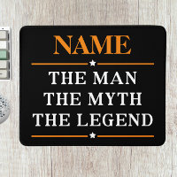 De gepersonaliseerde naam van het Man de mythe de