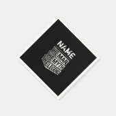 De gepersonaliseerde naam van het Man de mythe de Servet (Hoek)