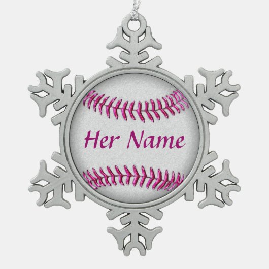 De gepersonaliseerde Ornamenten van het Honkbal (Voorkant)