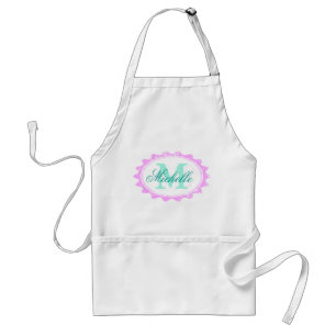 De gepersonaliseerde schort van het monogrambaksel
