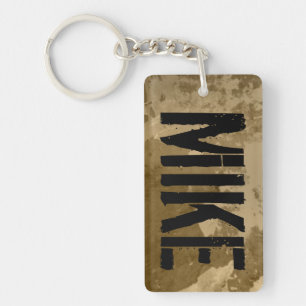 De gepersonaliseerde sleutelhanger met Verontruste