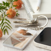 De gepersonaliseerde Sleutelhanger van de Foto met (Voorkant Rechts)