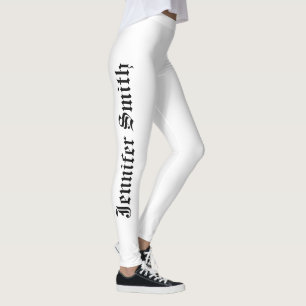 De gepersonaliseerde Tekst van de Naam van de Doua Leggings