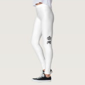 De gepersonaliseerde Tekst van de Naam van de Doua Leggings (Links)