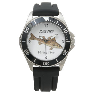 De gepersonaliseerde "Tijd van de Visserij" met de Horloge
