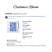 De gepersonaliseerde typografie van de naam blauwe kaart