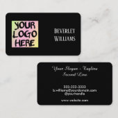 De gepersonaliseerde Visitekaartjes van het Bedrij (Voorkant / Achterkant)