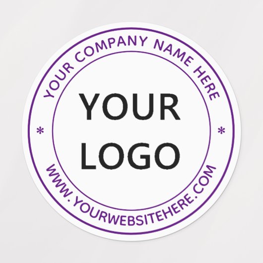 De gepersonaliseerde Website van de Naam van de Lo Labels (Design 1)