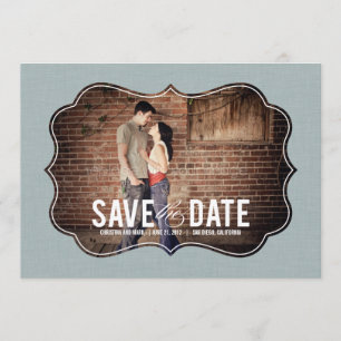 De geraffineerde Foto van de Elegance sparen de Da Save The Date