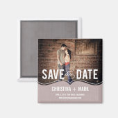 De geraffineerde legantie sparen de Datum Magnet - Magneet (Voorkant / Achterkant)