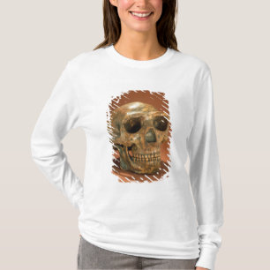 De gereconstrueerde schedel van het Man van de peu T-shirt