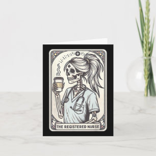 De geregistreerde Nurse Tarot Kaart Skeleton Rn Nu