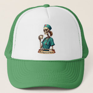 De Geregistreerde Verpleegster Skelet – Koffie & Z Trucker Pet