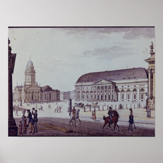 De Gerndarmenmarkt Poster (Voorkant)